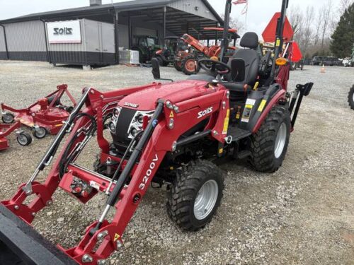 Solis H24+ Tractor + Backhoe